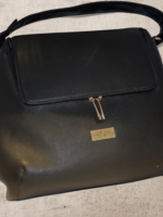Annucci Leather Pty Lty (Vera May) Black Large Leather Tote Handbag