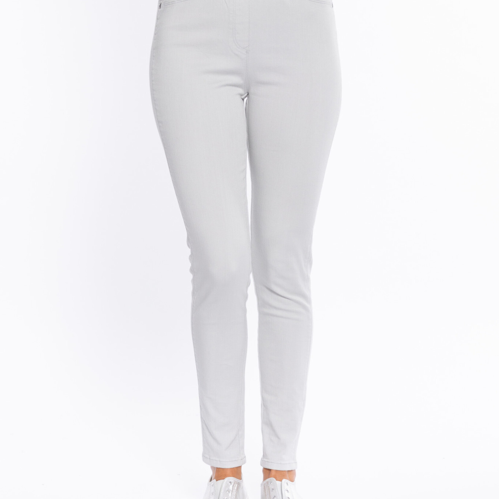 Cafe Latte Stone Cotton Fitted Leg Jeggings