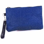 Zizu Blue Sparkle Clutch Purse