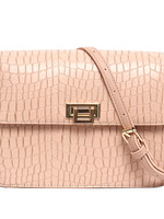 Annucci Leather Blush Rosalie Fashion Handbag