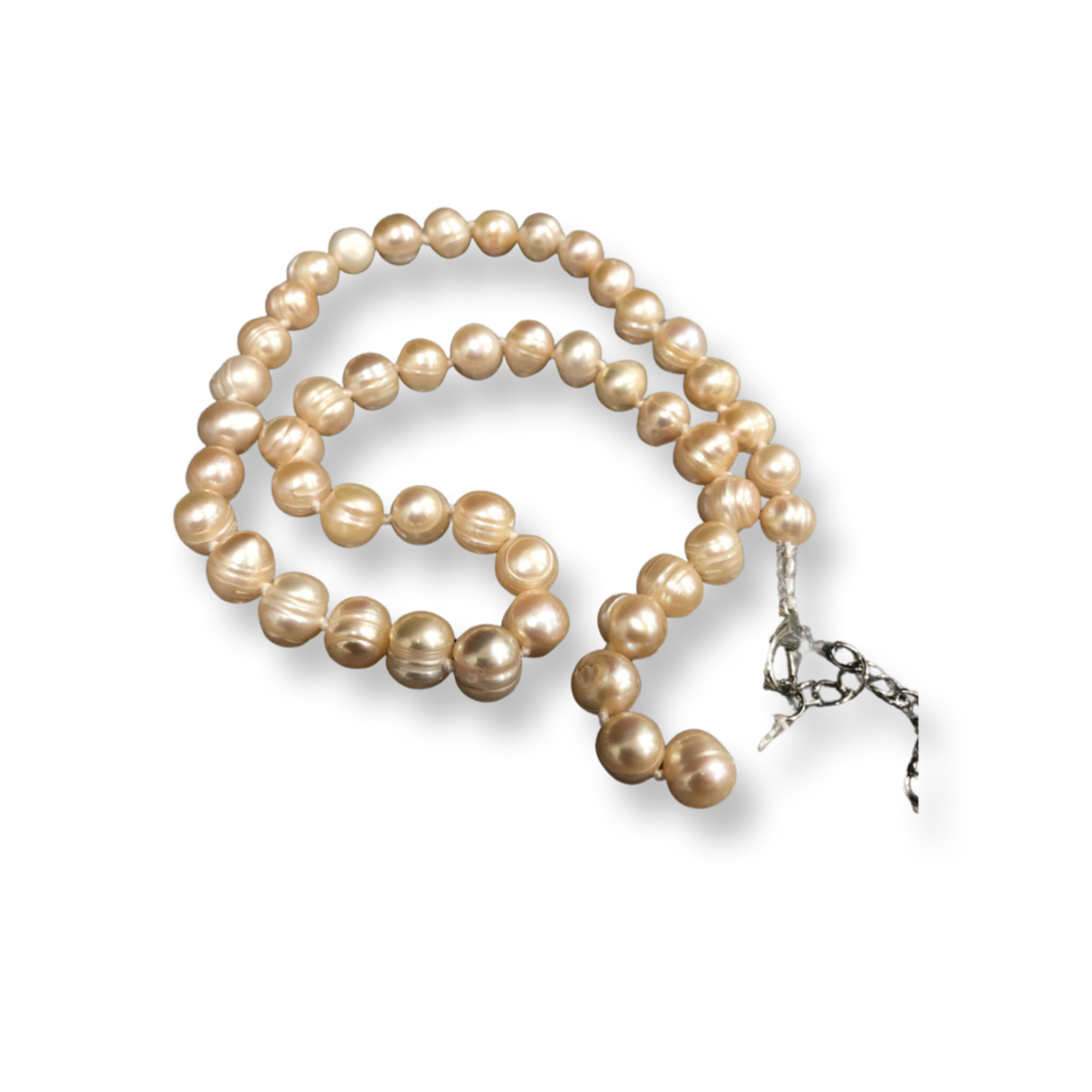Silk Road Peach Fresh Water Pearl 40cm Necklace