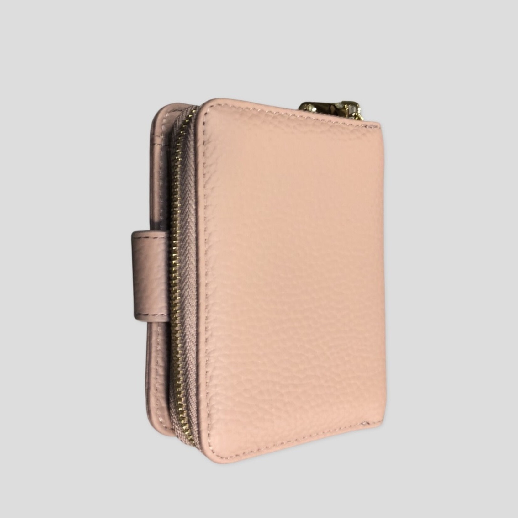 Annucci Leather Blush Lotus Moonya Leather 11.5cm x 10cm Wallet