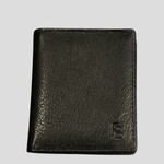 Franco Bonini Black Small Leather Card Holder Wallet