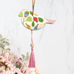 La Vida Hanging Bird 'Flower Buds Pattern'