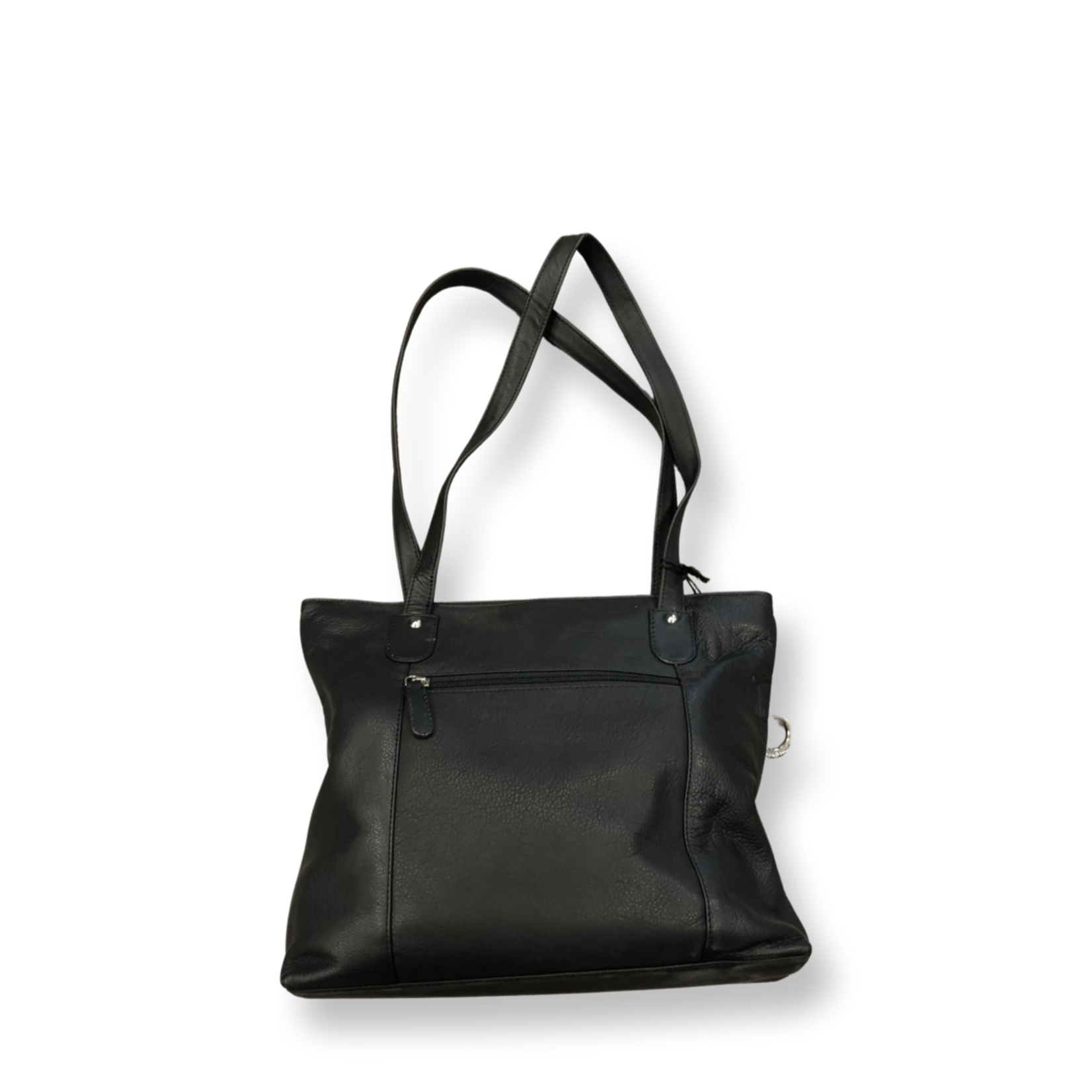 Franco Bonini Black & Latte Stripe Large Shoulder Bag