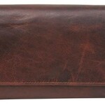 Franco Bonini Brown Large Flap Over Soft Leather Wallet