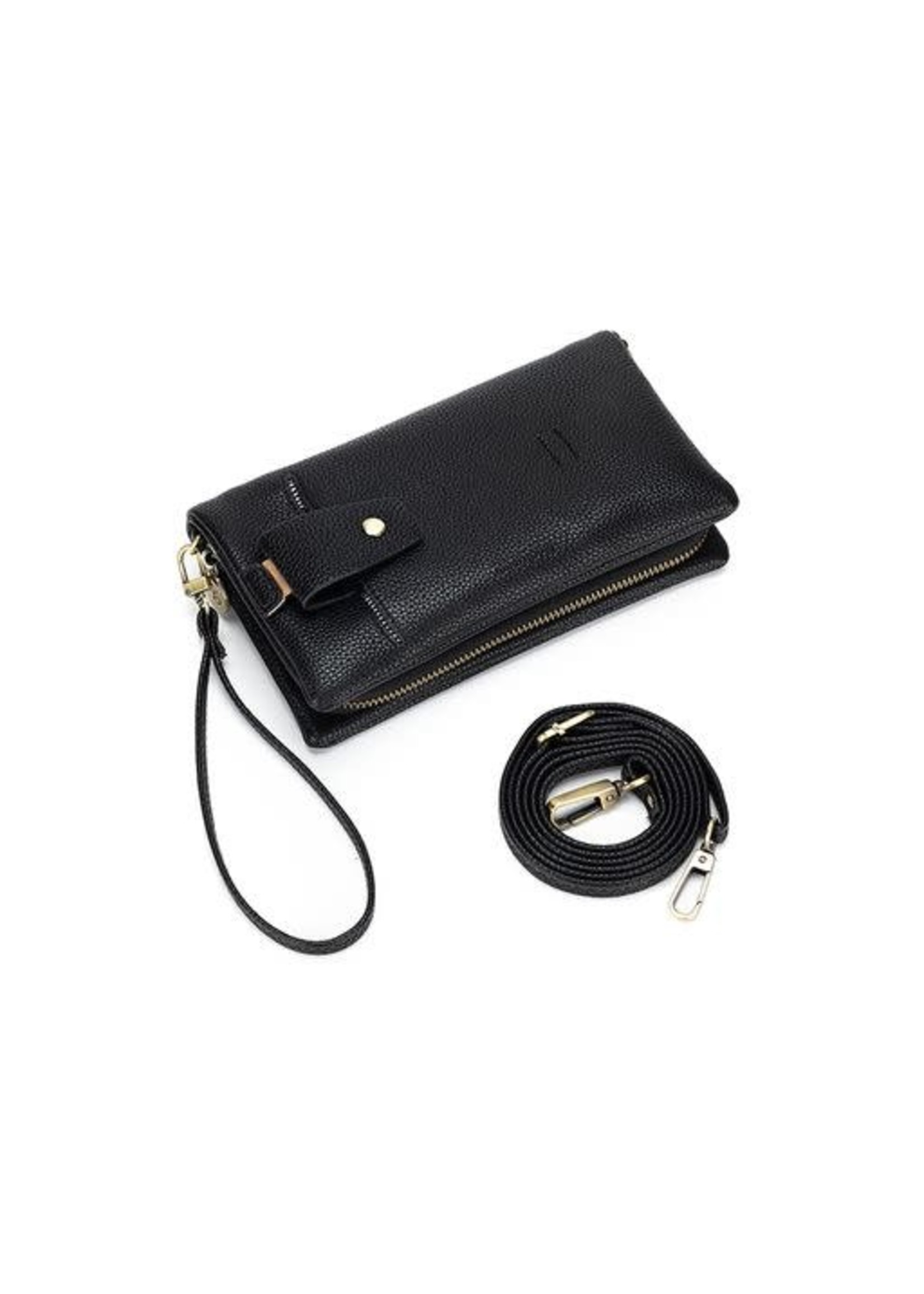 Black Caviar Black Mavie Wallet/Crossbody Bag
