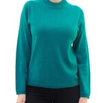 Slade Ivy Green Wool Mock Turtle Neck Jumper