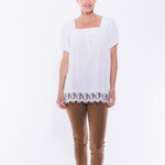 Cafe Latte Caramel Cotton Pull On Capri Pants