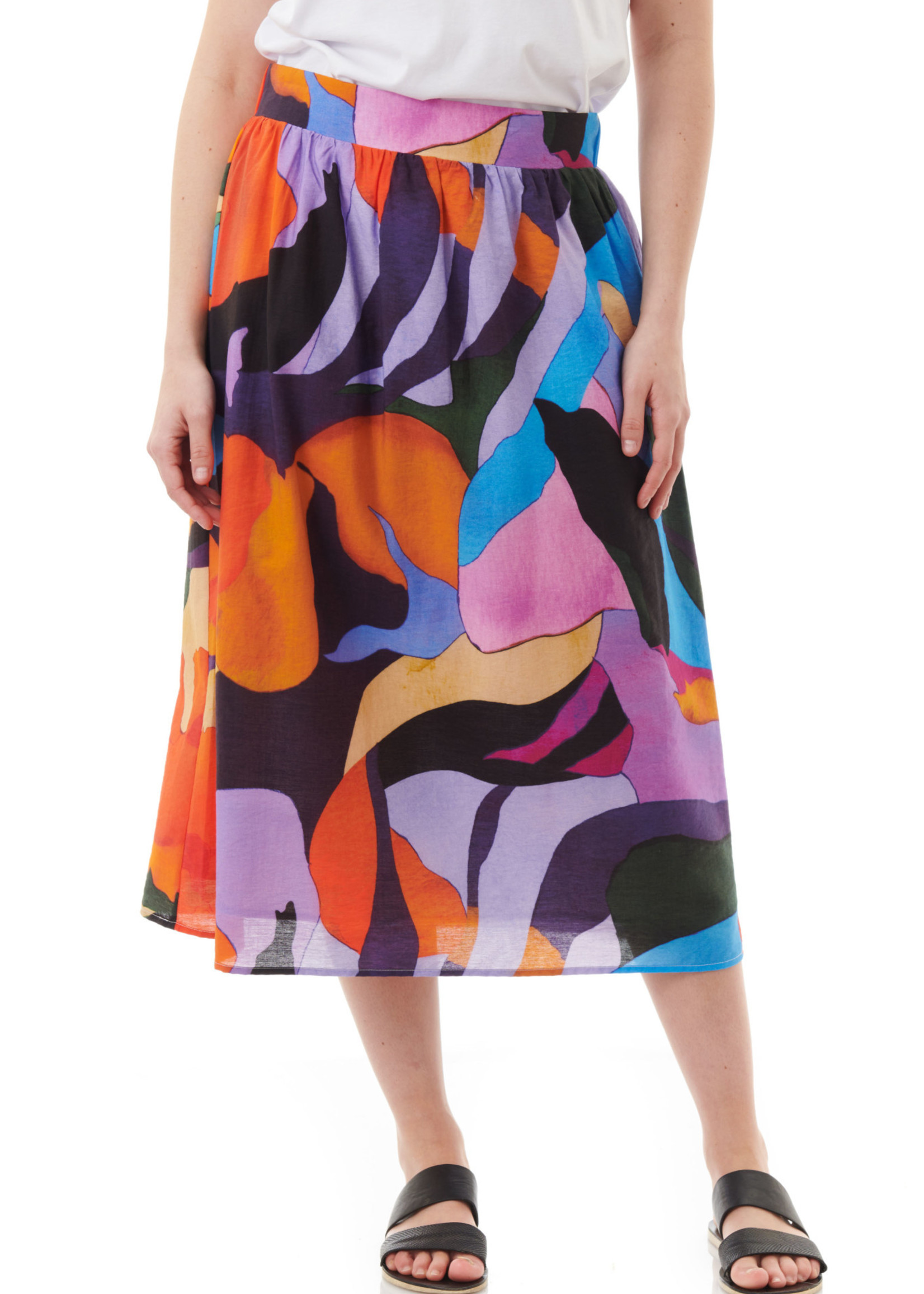 Givoni Multi Coloured Sarina Long Skirt
