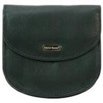 Franco Bonini Black Leather Card Coin Purse