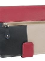 Franco Bonini Nude Multi Medium Leather Compartment Bag