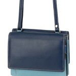 Franco Bonini Blue Multi Travel Organiser Crossbody Bag