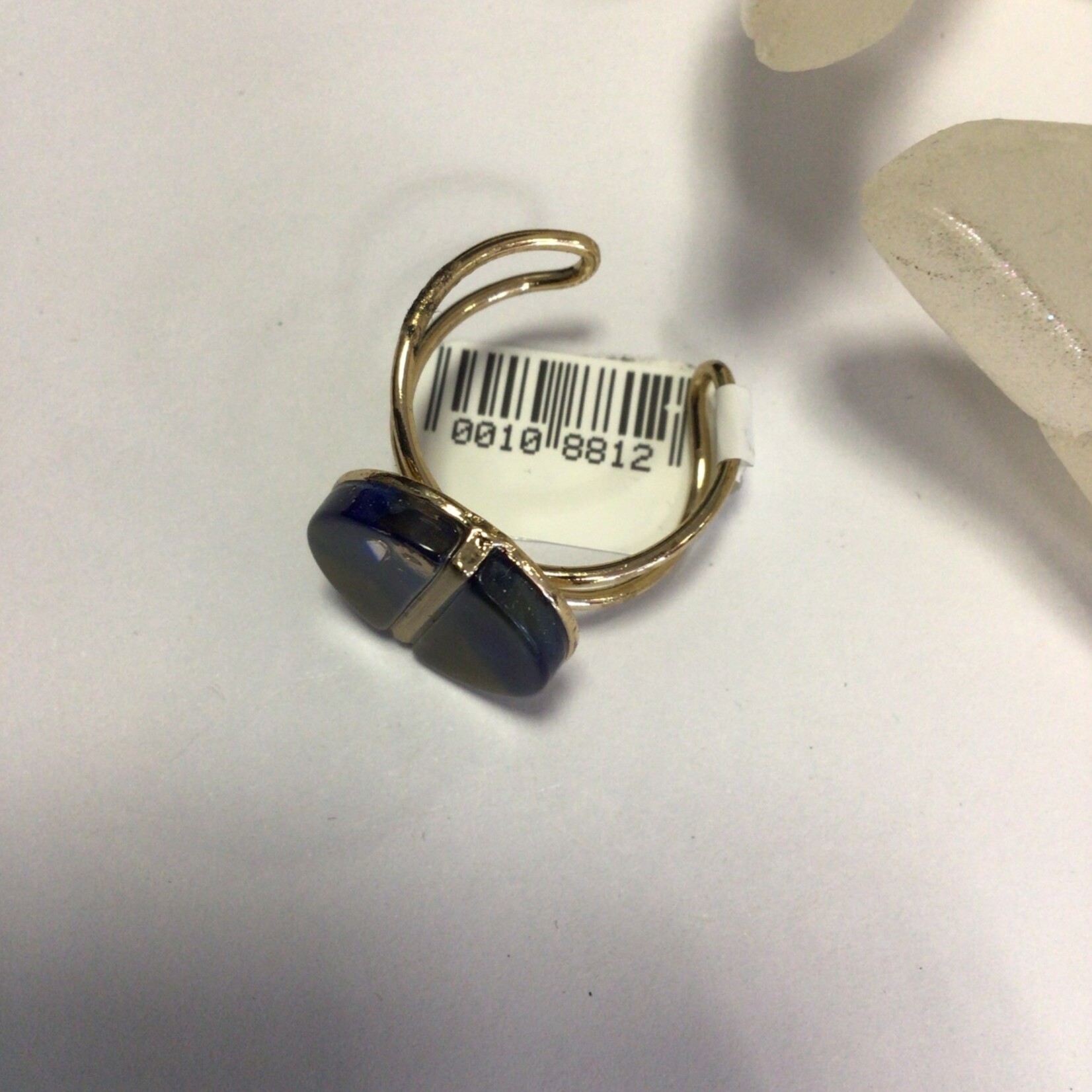 Trend Jewellery Blue Gold Cuff Ring