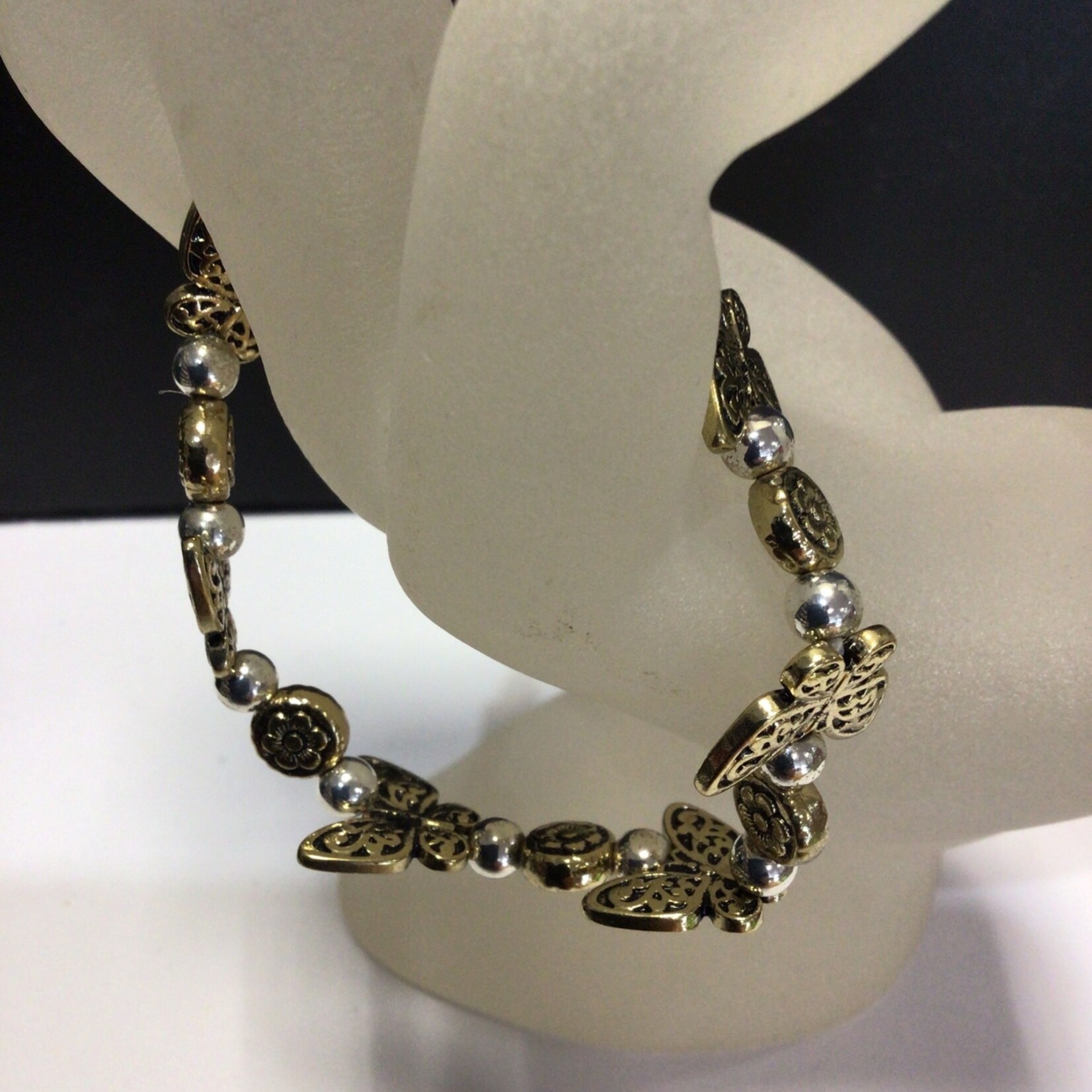 Bel-Eve Gold Butterfly Elastic Bracelet