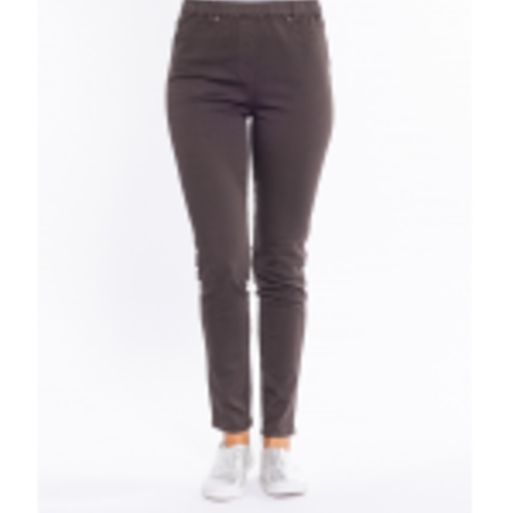 Cafe Latte Chocolate Cotton Fitted Leg Jeggings