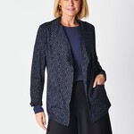 Cordelia Street Black w/Blue Spot Resort Jacket