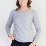 Sabena Grey Soft Crew Neck Jumper