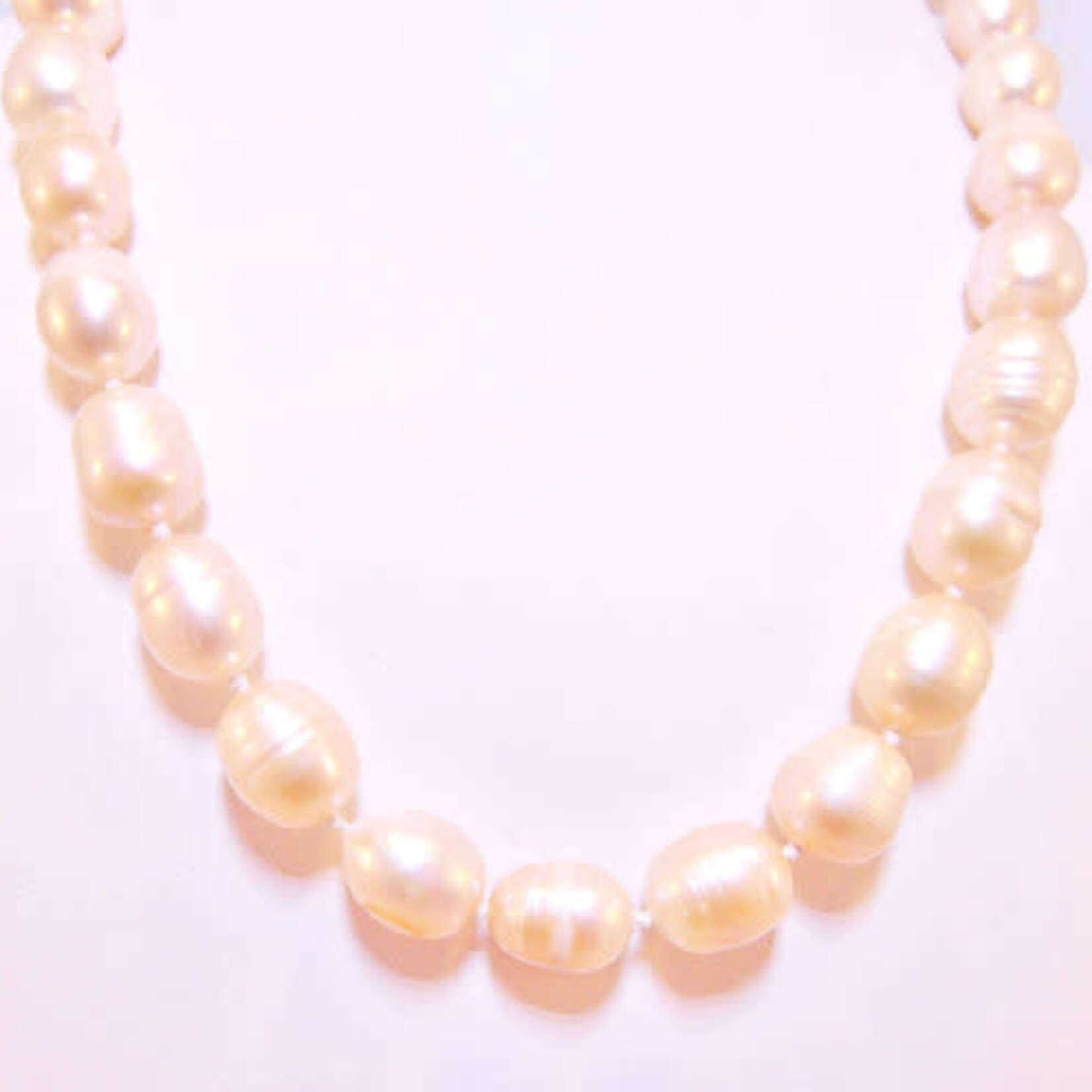 Silk Road Peach Fresh Water Pearl 60cm Necklace