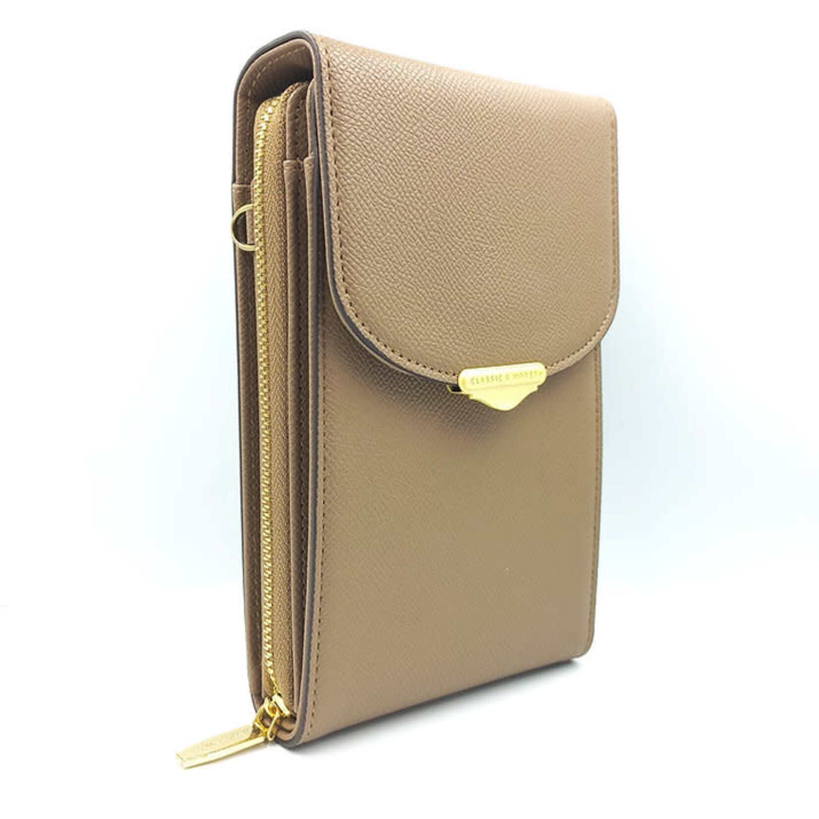 Silk Road Brown Pouch Card & Phone Bag