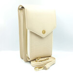 Silk Road Cream Pouch Compartment Card & Phone Bag