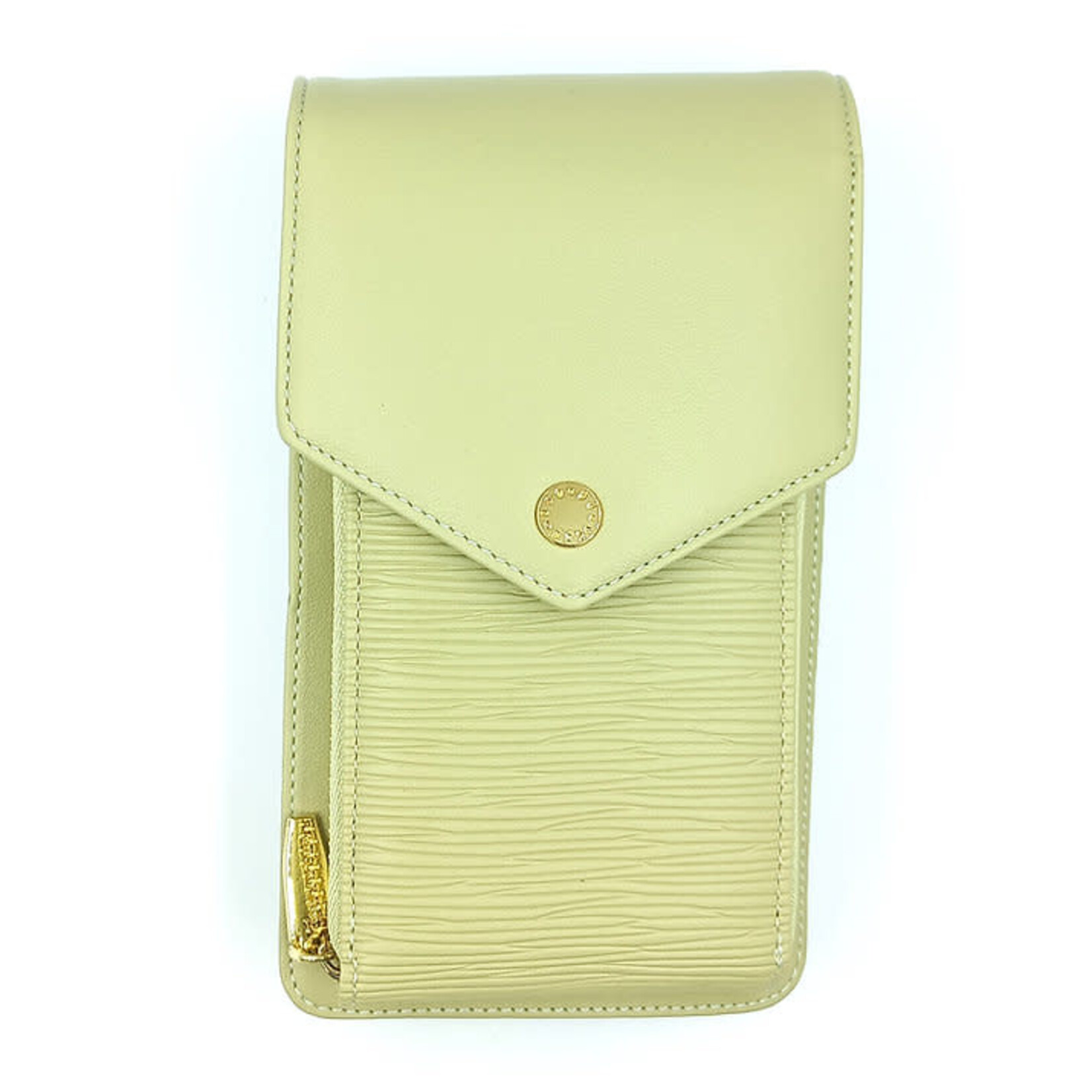 Silk Road Lime Pouch Compartment Card & Phone Bag