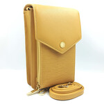 Silk Road Dark Tan Pouch Compartment Card & Phone Bag