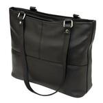 Franco Bonini Black Large Double Strap Shoulder Bag