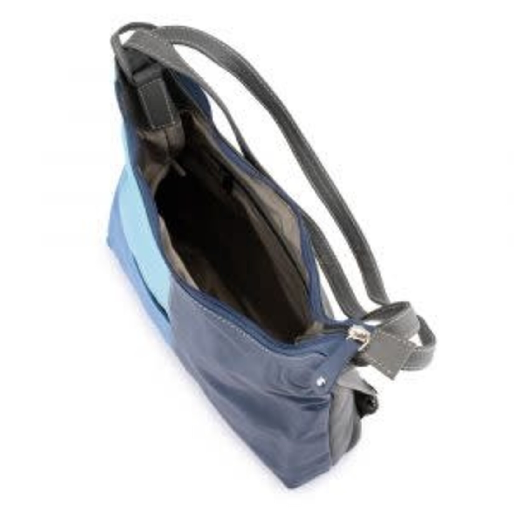 Franco Bonini Blue Multi Medium Shoulder/Backpack Handbag
