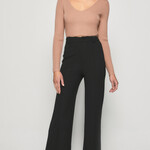 Style State Black Stretch High Waisted Wide Leg Pants