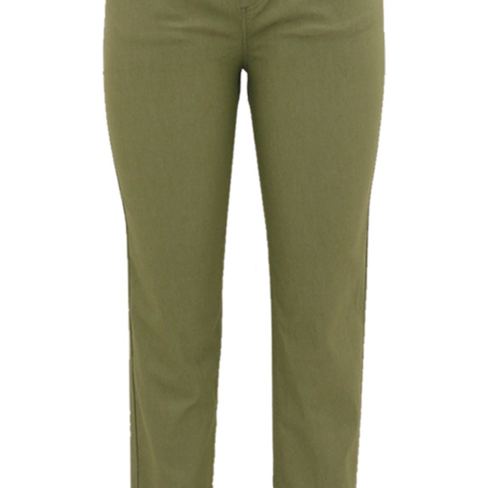 Cafe Latte Khaki Cotton Straight Leg Full Length Jean