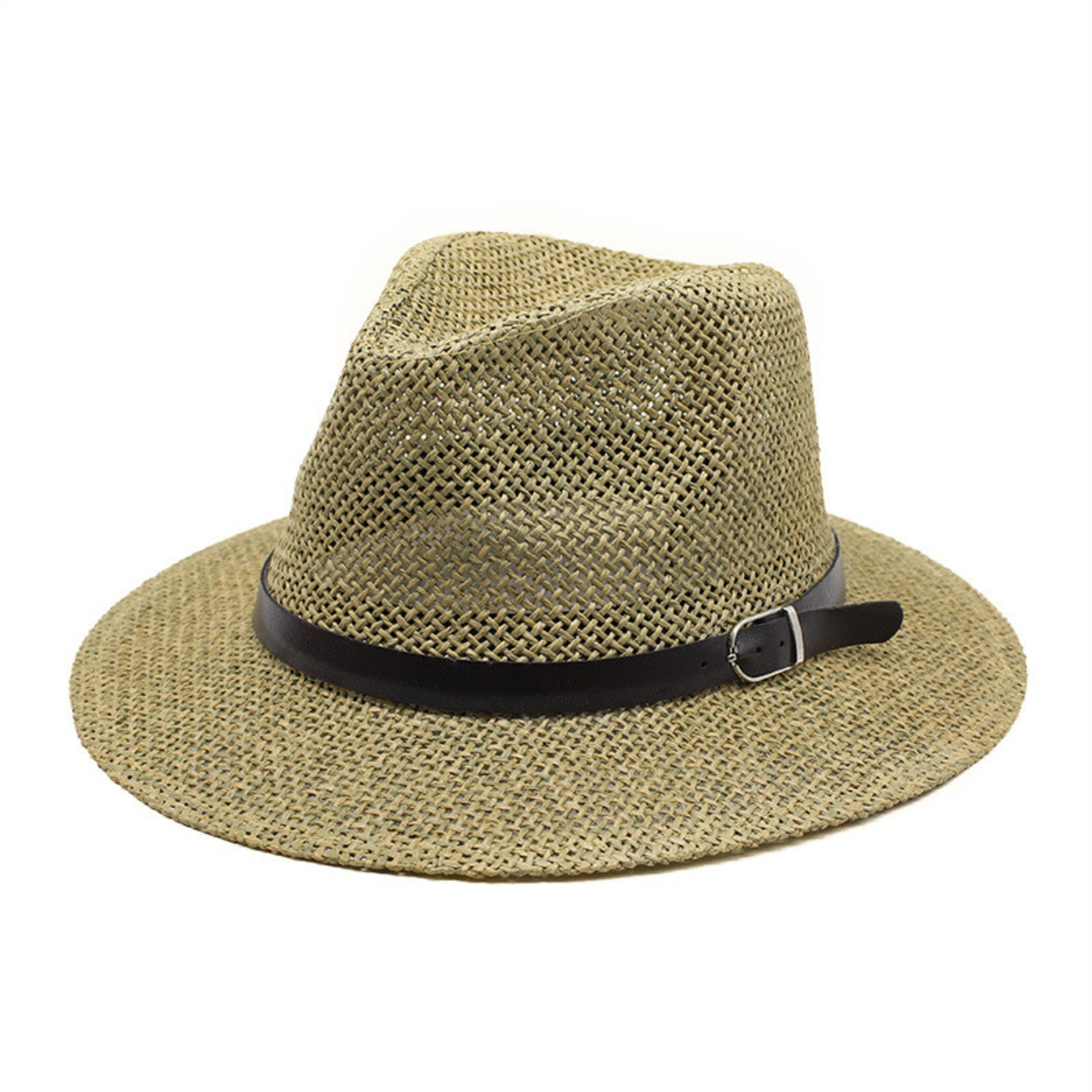 Black Caviar Natural Straw Harper Hat