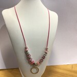 OPO Pink Beaded Long Necklaces