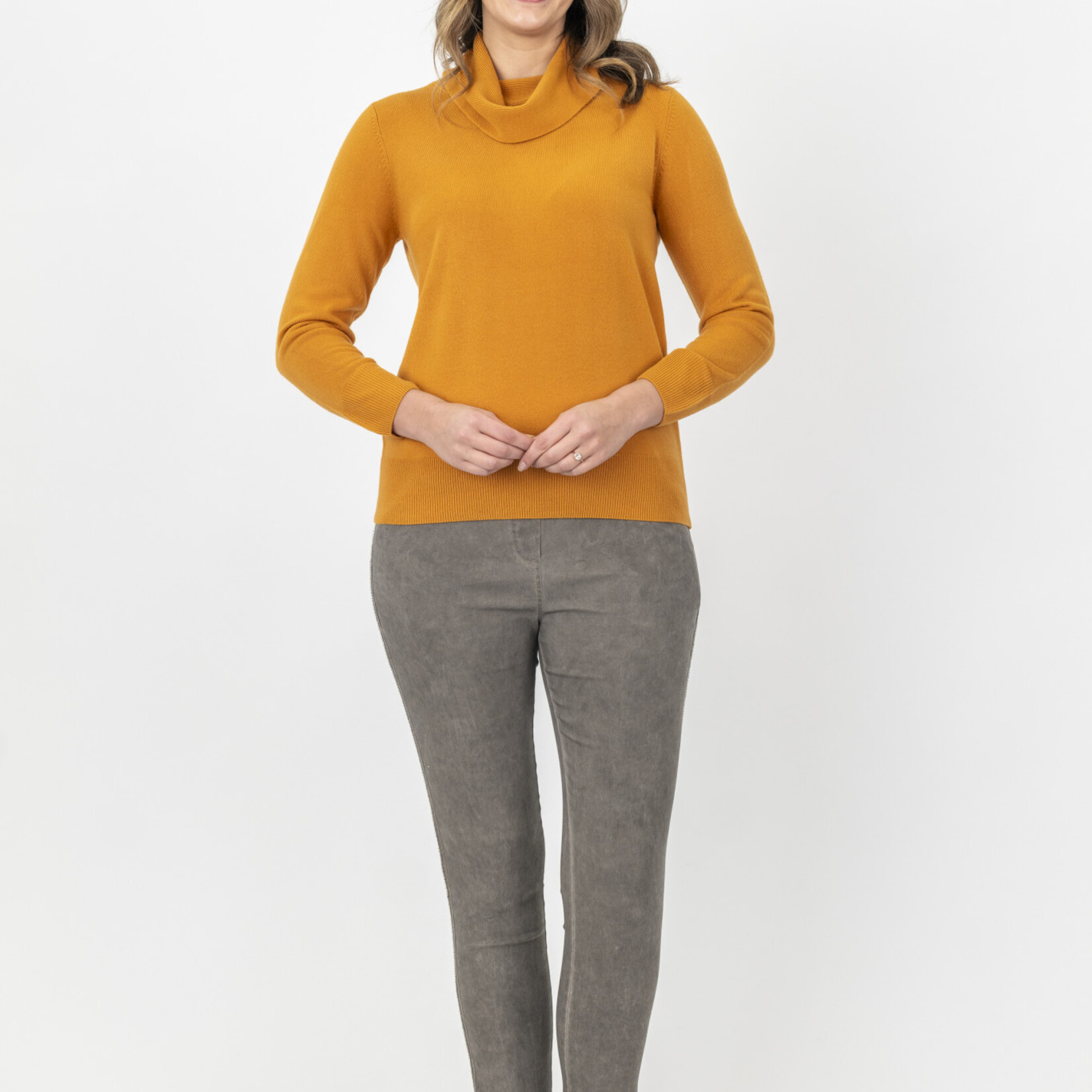Bromley Butterscotch Roll Neck L/S Pullover