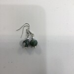 OPO Olive Gem Hook Earrings