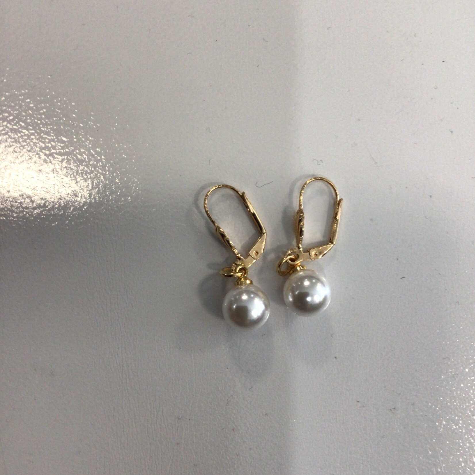 OPO Pearl Drop Gold Earrings