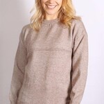 Sabena Beige Crew Neck Knit Jumper