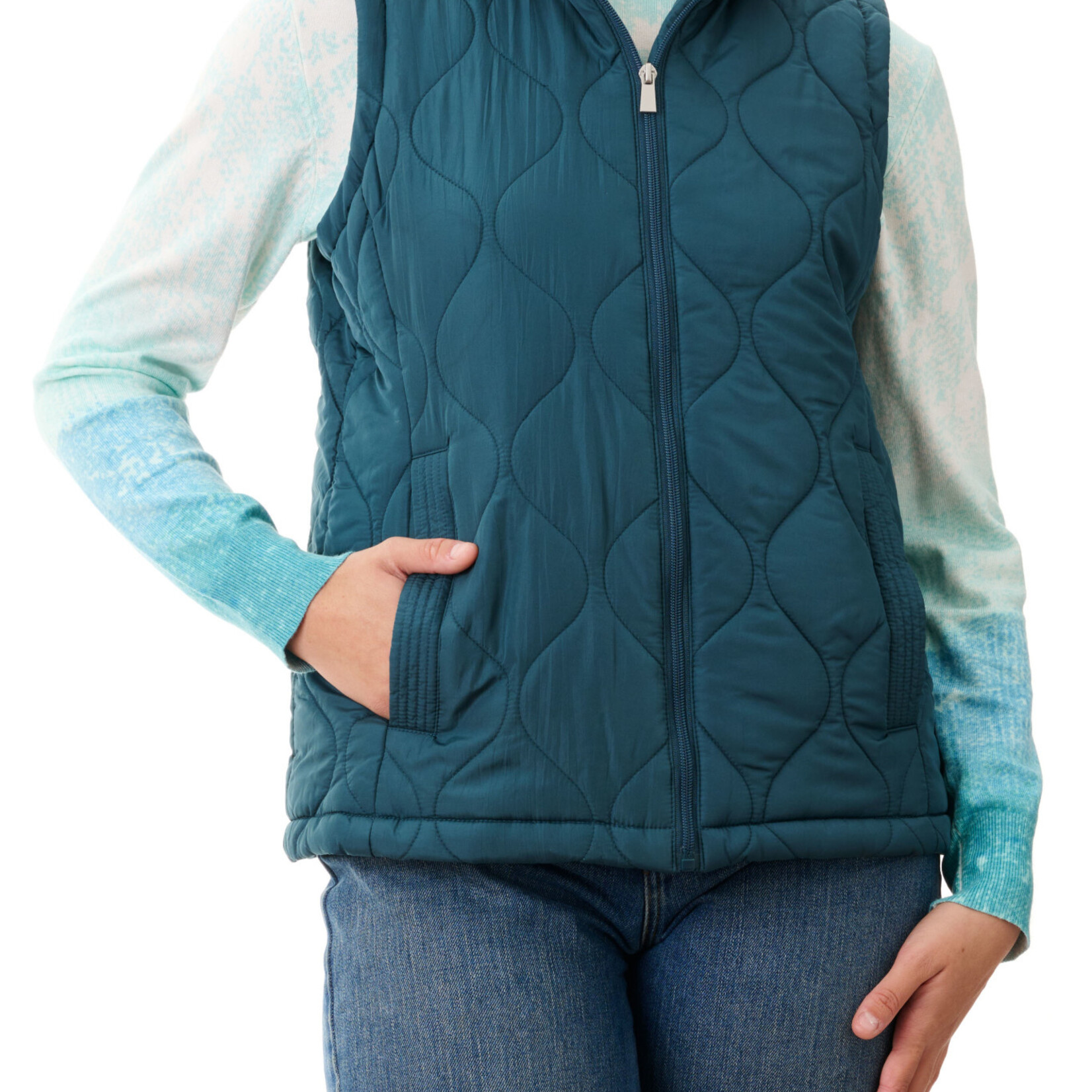 Givoni Evergreen Quilted Zip Puffa Vest