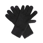 Taylor Hill Black Ribbed Knit Gloves