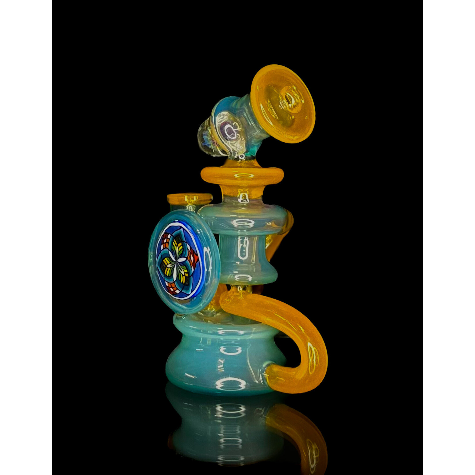 Freeek Glass Terp Cycler Ether/Tangie with Filla Section