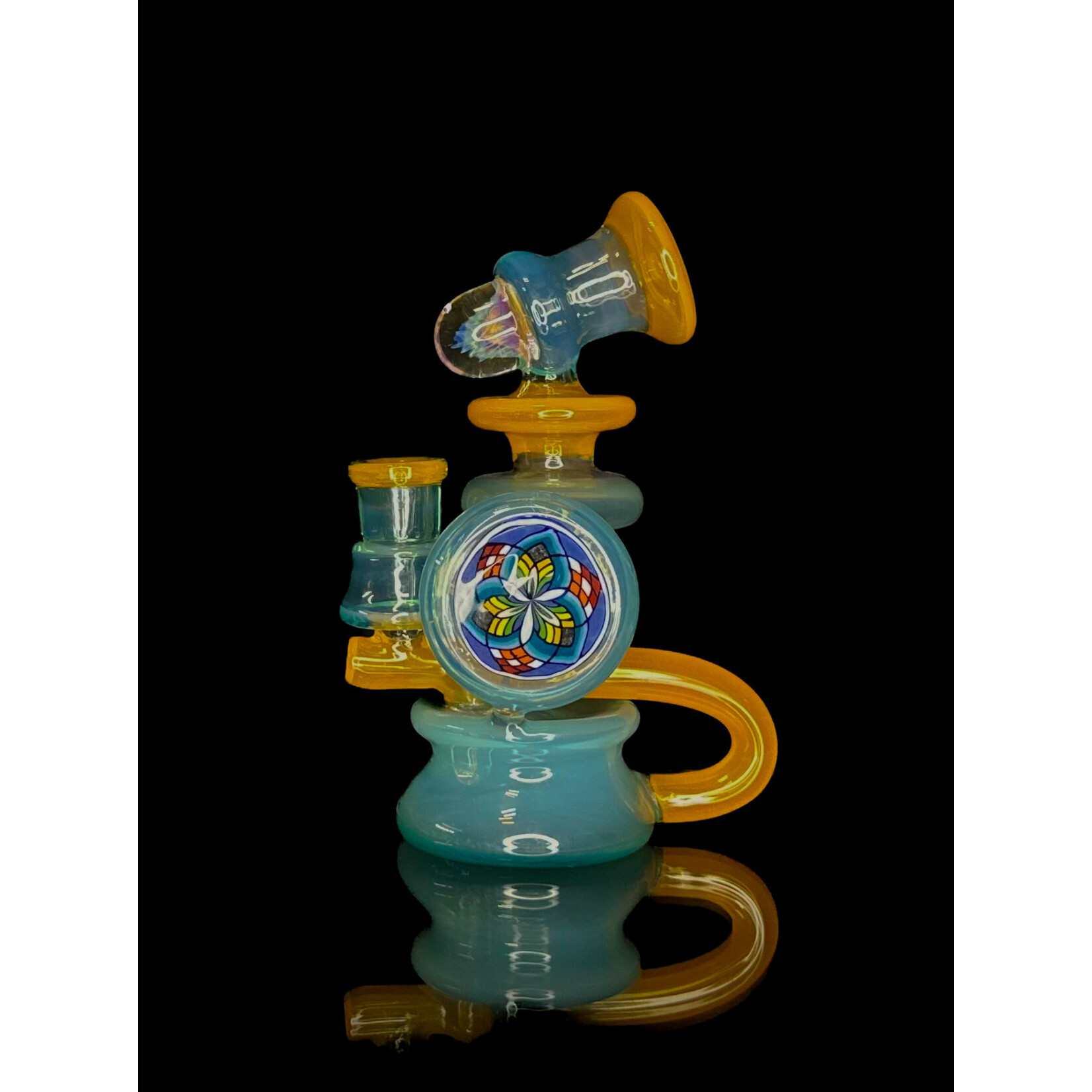 Freeek Glass Terp Cycler Ether/Tangie with Filla Section