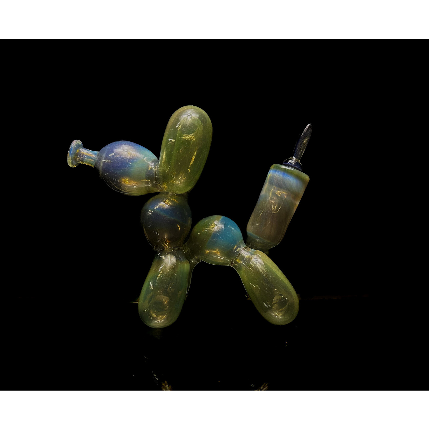 Blitzkriega Full Size  Ballon Dog Green/Purple