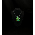Blossom Glass Leaf Pendent