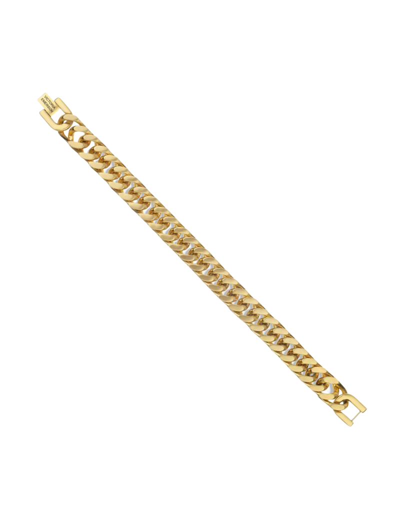 Matte Gold Heirloom Chain Bracelet