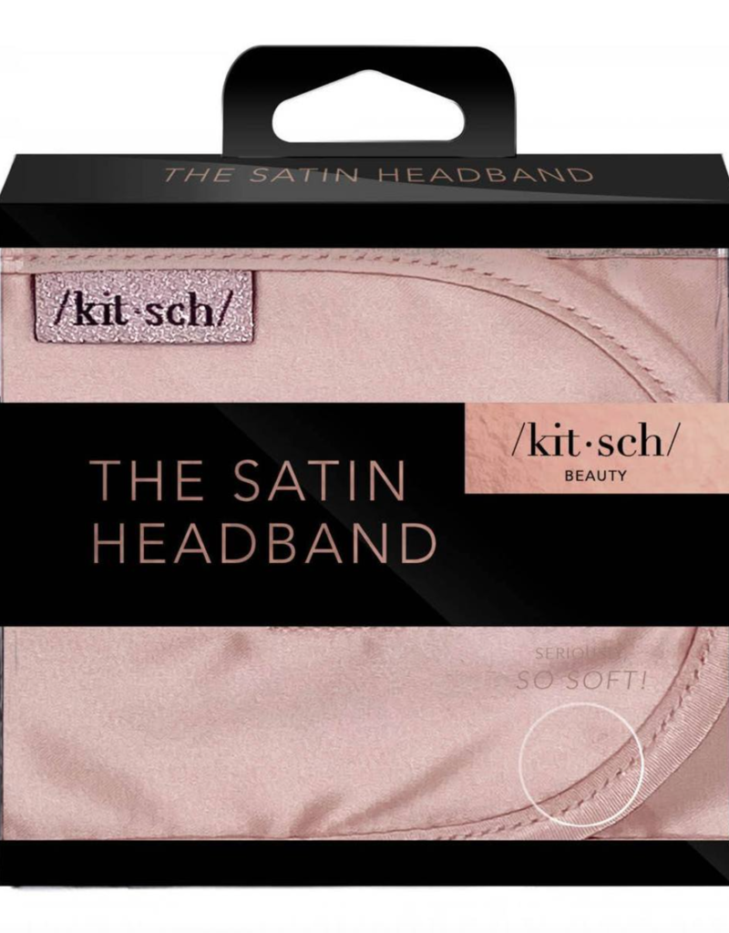 Kitsch Blush Satin Sleep Headband