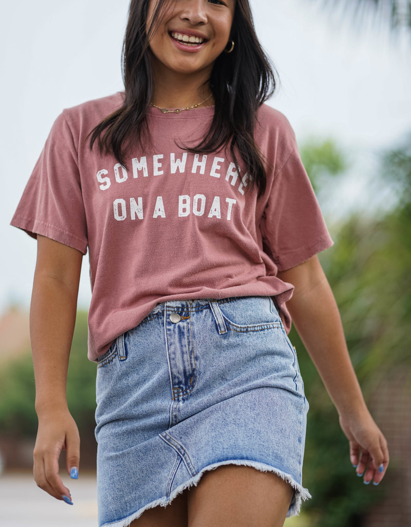 Somewhere On A Boat Tee