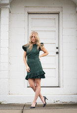 Hunter Green Mini Dress