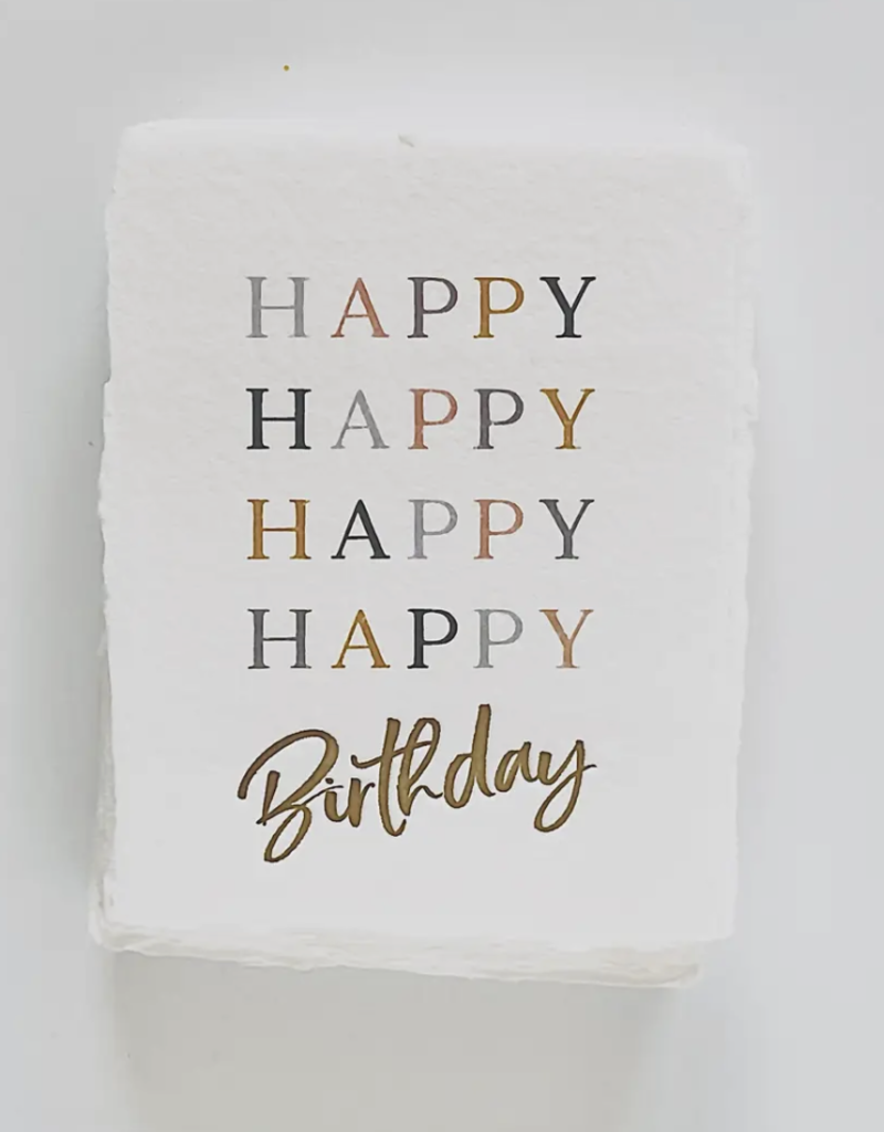 Happy Happy Happy Happy Birthday Card