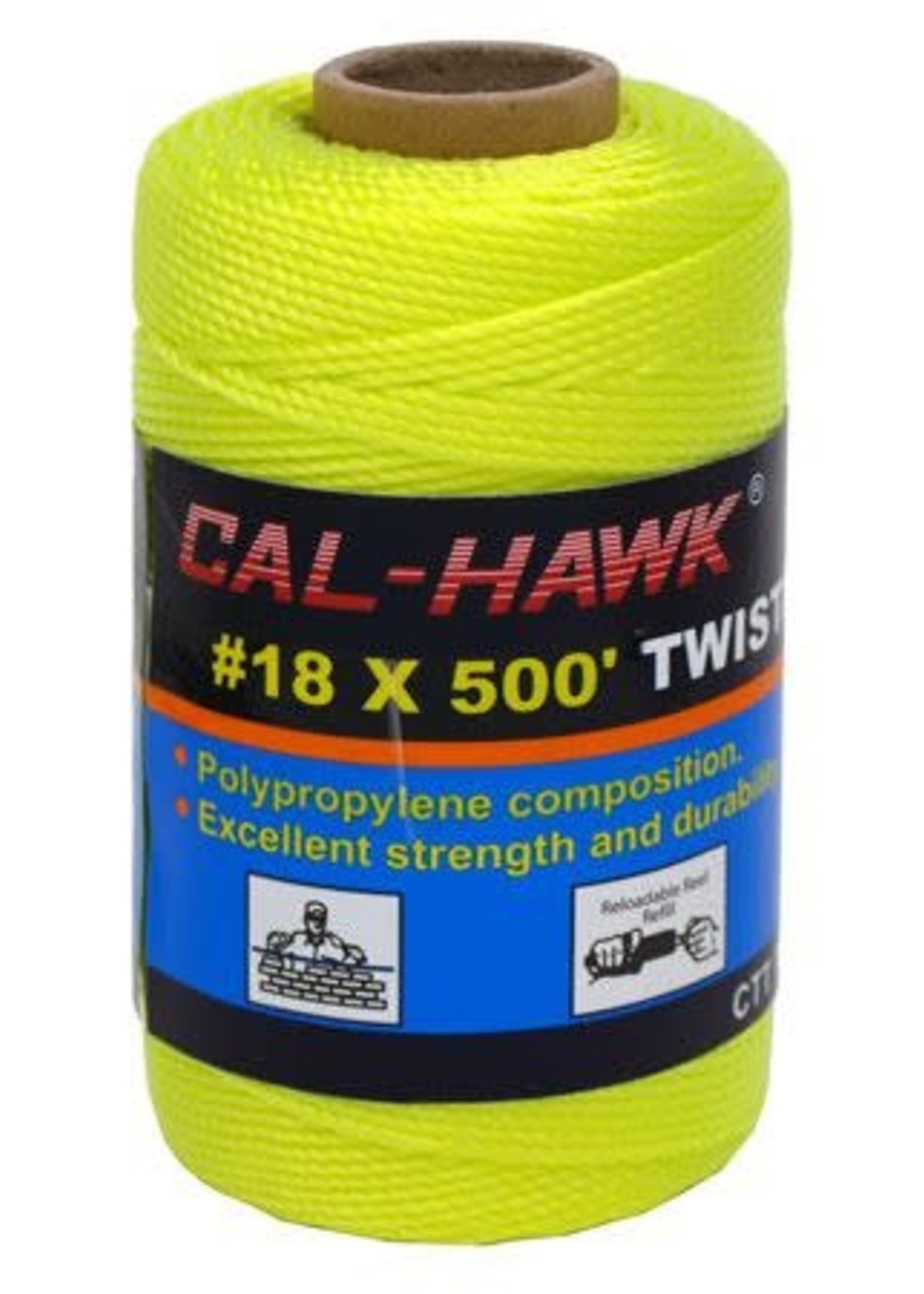 Cal Hawk Mason Line 500 Feet - Yellow