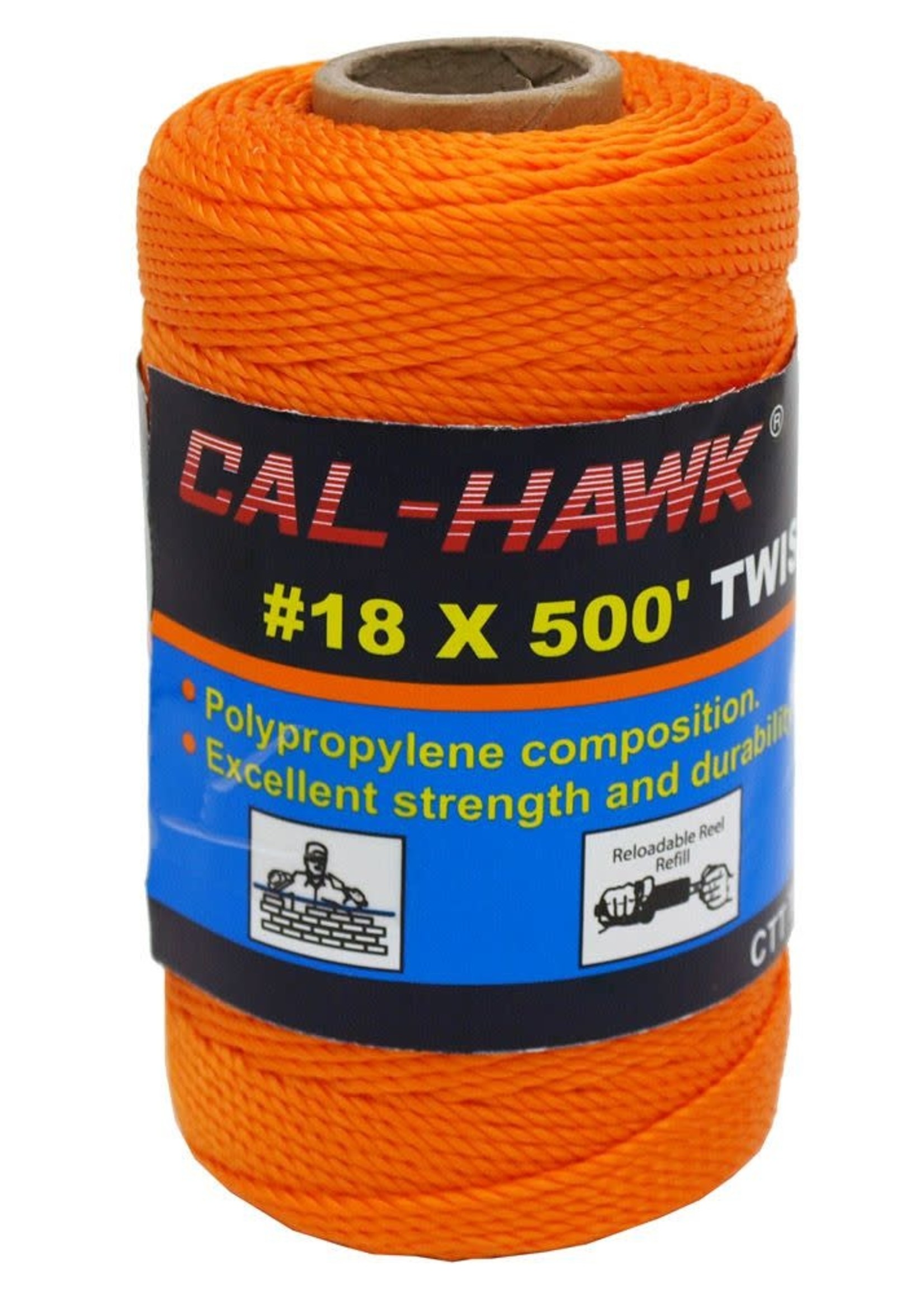 Cal Hawk Mason Line 500 Feet - Orange